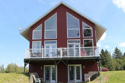 Vue arrière du chalet