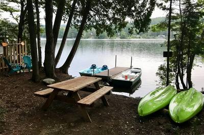 Accès privé lac avec embarcations