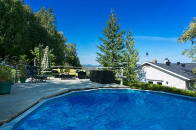 Piscine hors terre chauffée