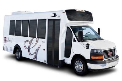 Minibus de luxe 21 passagers   © Autobus Galland Ltée.