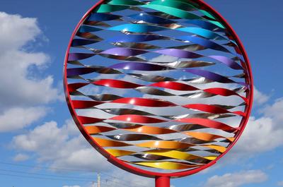 Vasil Nikov sculpture Lollipop édition 2021   © Lynda Morin