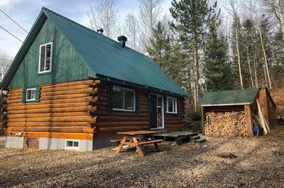Derrière du chalet
