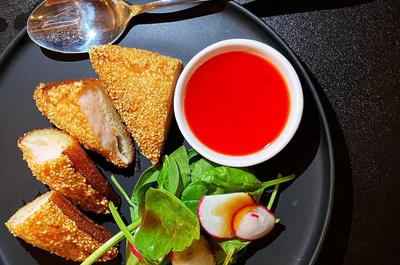 Canapé de crevettes