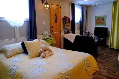 Chambre lit King   © D.Thibeault