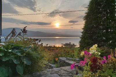 Vue coucher de soleil