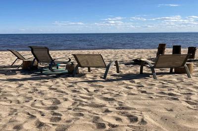 Feu sur la plage