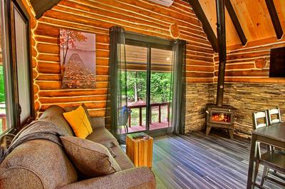 Salon   © Au Chalet en Bois Rond