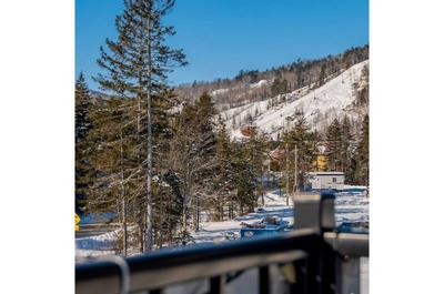 Vue pistes de ski