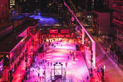 La patinoire de l'esplanade Tranquille   © U.Lemerise/OSA