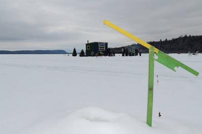 Pêche blanche   © Éco-site de la Tête du Lac Témiscouata