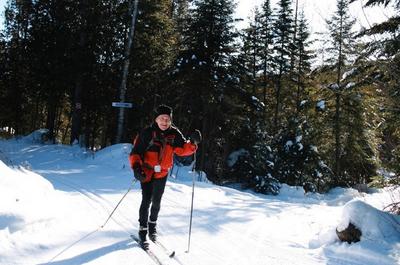 Skieur   © Centre de ski de fond et raquette d'Estérel