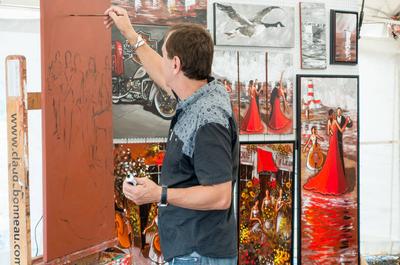 Artiste à l'oeuvre   © BL Photo