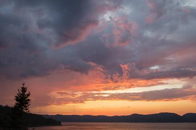 Coucher de soleil   © A.Beaudoin