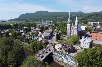 Grand Prix Cycliste de Charlevoix 2022 - Drone   © B.Frigon