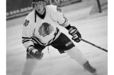 Joueur sur la glace