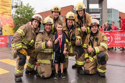 Grande fête des pompiers - Arrivée des courses   © S.Poliquin