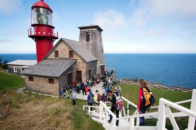 Pause au phare   © C.Bilodeau