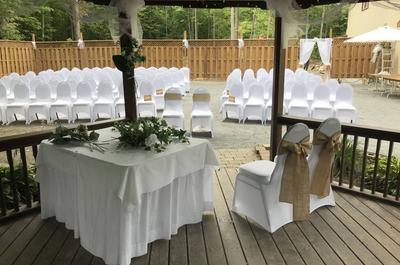 Mariage dans le gazebo