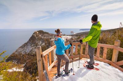 Randonnée hivernale   © R.St-Laurent