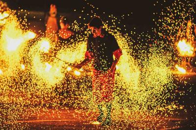 le feu   © D.Ménard