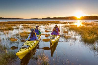 Kayak à Wemindji   © Mathieu Dupuis