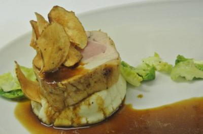 Pintade du Cap St-Ignace et porc Nagano