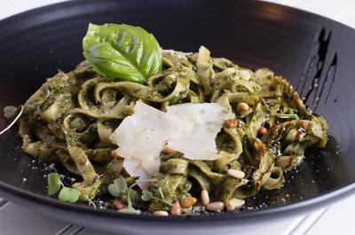 Fettucine au pesto