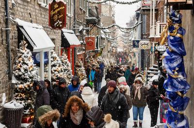 Le Quartier en hiver   © Coopérative du Quartier Petit Champlain