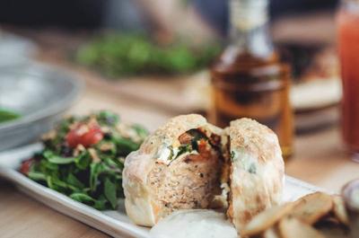 Pizza burger   © La Piazzetta
