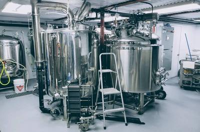 Cuves de brassage   © Microbrasserie La Pécheresse
