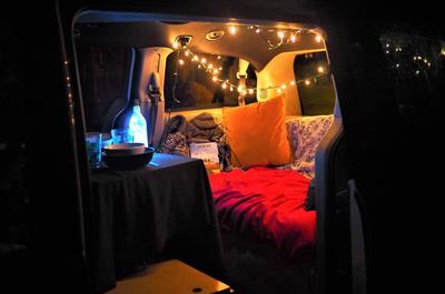 Vanlife le soir   © Le Baroudeur
