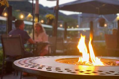 Sur la terrasse