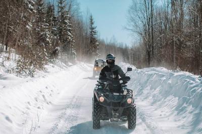 Quad en hiver