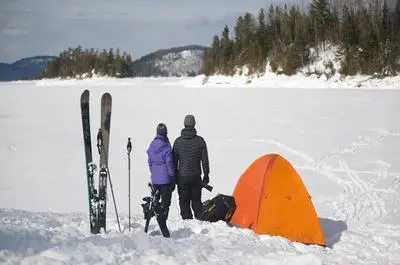 Camping d'hiver et randonnée nordique   © Koze.tv