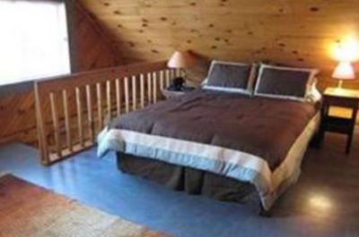 Chambre à la mezzanine   © Le Bois rond