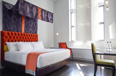 Chambre supérieure lit king   © M.Fortin