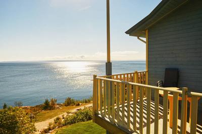 Vue du balcon ou de la terrasse