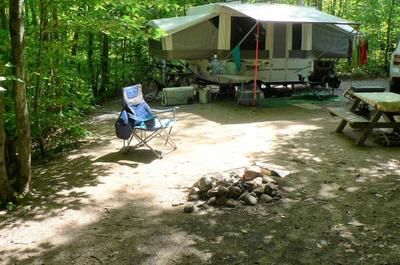 Camping   © Parc régional de la rivière Batiscan