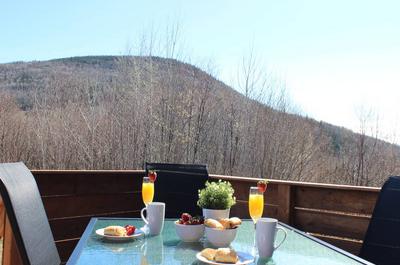 Vue sur les montagnes   © TonChalet.ca