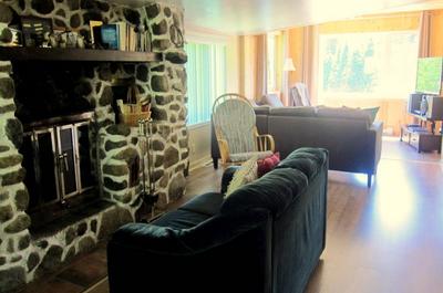 Salon avec foyer