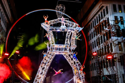 Une GÉANTE pour la 15e édition de MONTRÉAL COMPLÈTEMENT CiRQUE