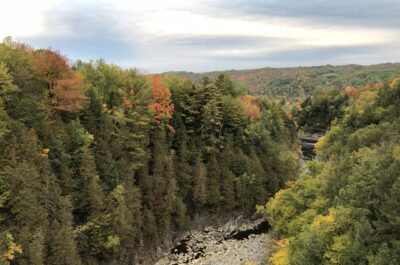 La flambée des couleurs au Parc de la Gorge de Coaticook et au Parc Découverte Nature!