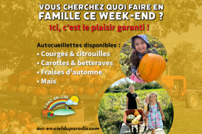 À la découverte de l’Arc-en-Ciel du Paradis : Activités en famille ce week-end ! 🌈