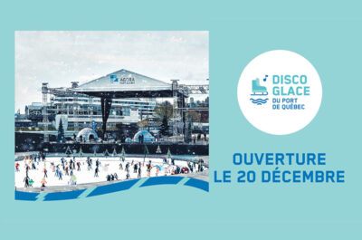 La DISCOGLACE du Port de Québec, première discothèque glacée en Amérique du Nord : animation et spectacles gratuits dans un décor nordique !