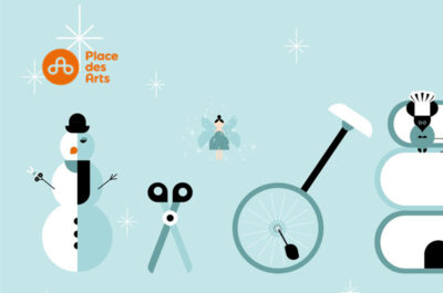La relâche à la Place des Arts On crée, on bouge, on joue! L’occasion d’éveiller l’imaginaire des tout-petits par le biais des arts vivants