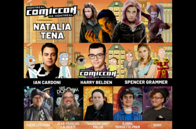 Des acteurs de Rick and Morty et Harry Potter au Comiccon de Montréal !