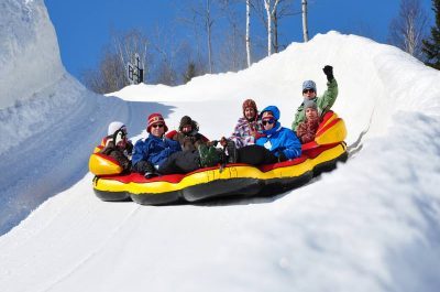 Plusieurs endroits pour glisser sur tube au Québec!