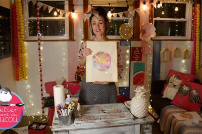 Atelier l’heure du coucou: Aquarelle & filtre à café